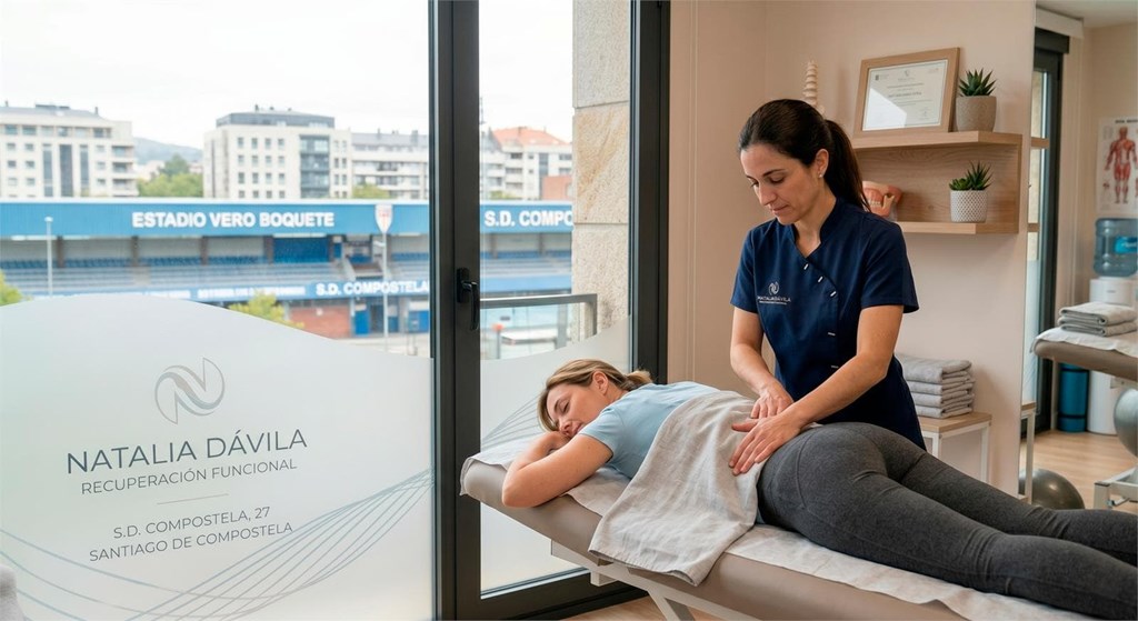 Fisioterapia avanzada en San Lázaro para profesionales que pasan horas sentados